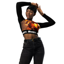 Load image into Gallery viewer, Chernobog Recycled long-sleeve crop top