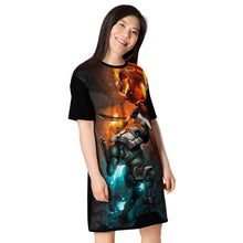 Load image into Gallery viewer, Showdown T-shirt dress